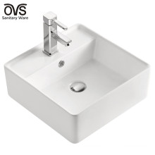 lavabo de cerámica de China de las mercancías sanitarias de la venta caliente de los ovs